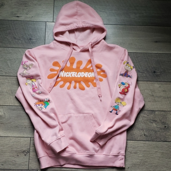 nickelodeon hoodie pink